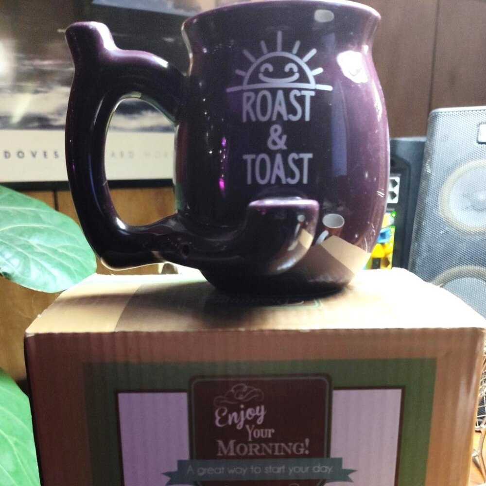Roast and Toast Coffee Pipe Mug – Sip & Smoke Combo SHIPS FREE